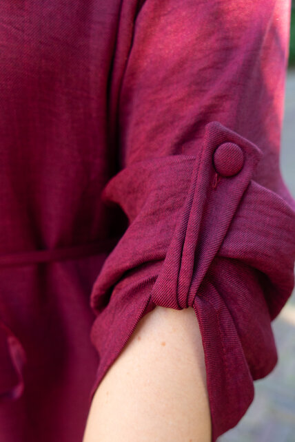 Jurk Marit - bordeaux