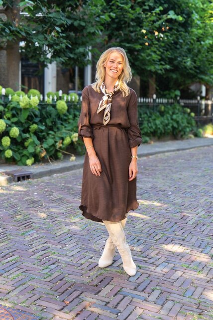 Jurk Marit - bruin