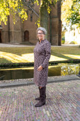 Jurk Marloes - bruin/zand
