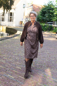 Jurk Marloes - bruin/zand