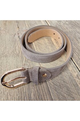 Riem suède - taupe