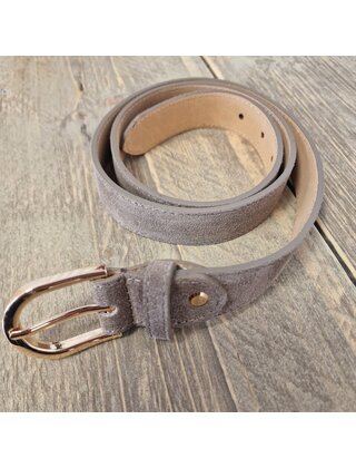 Riem suède - taupe