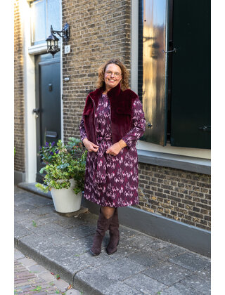 Gilet Sanne - bont bordeaux