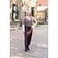 Blouse Esmee - bruin/offwhite