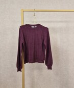 Trui Silvia - aubergine/bordeaux