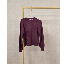 Trui Silvia - aubergine/bordeaux