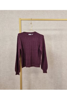 Trui Silvia - aubergine/bordeaux