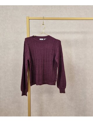 Trui Silvia - aubergine/bordeaux