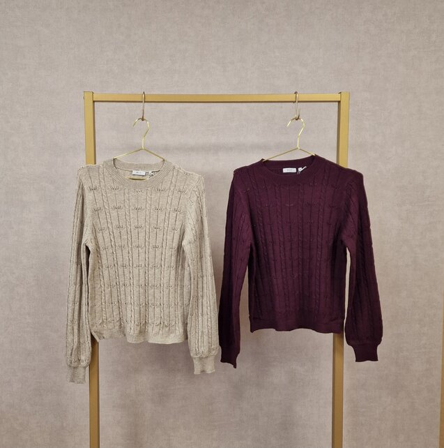 Trui Silvia - aubergine/bordeaux