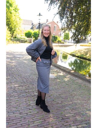 Jasje Celine - zwart/wit/blauw