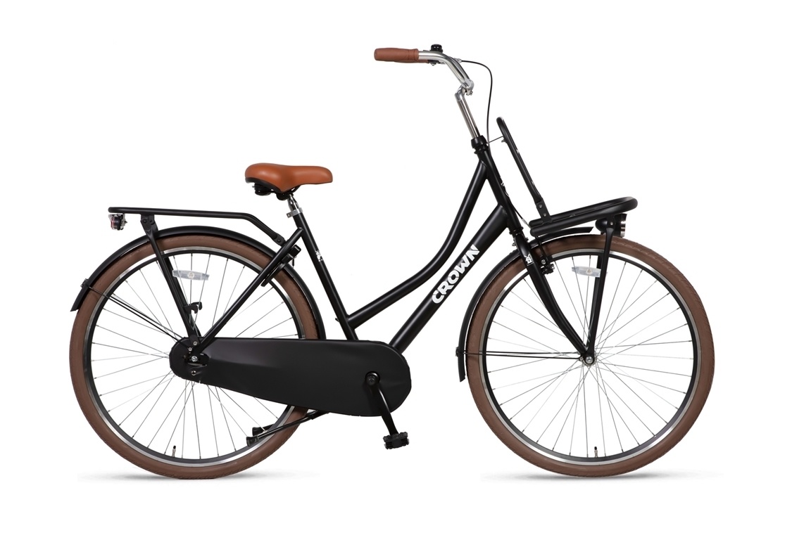 Crown Crown Holland Transportfiets 28 inch 53cm Zwart