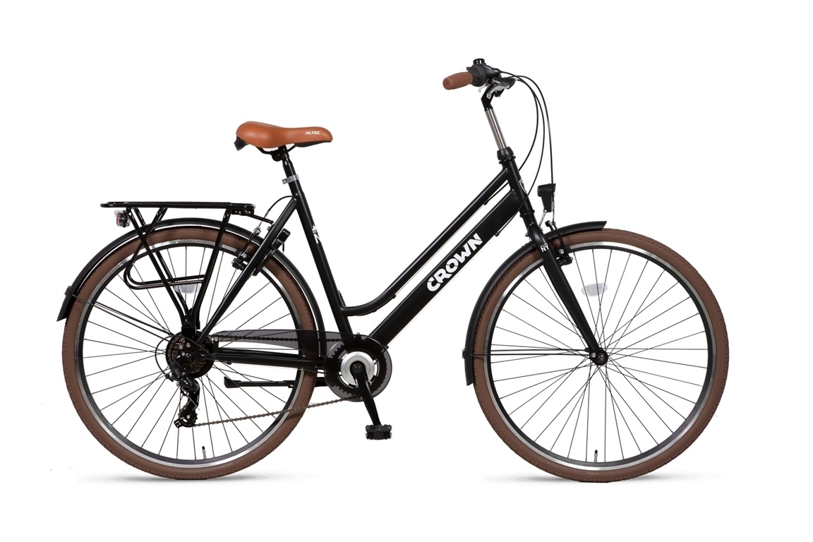 Altec Crown New York 28inch Damesfiets Zwart 49cm niet activeren
