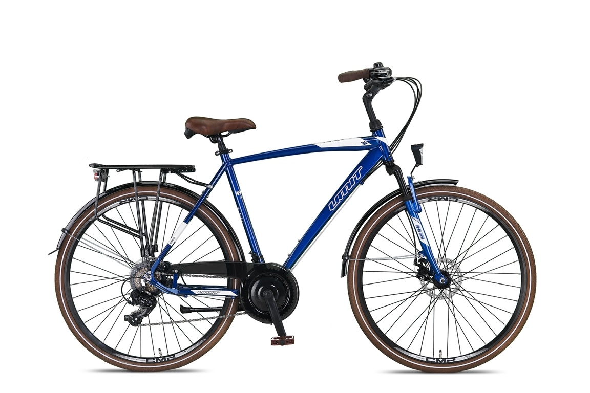 Umit Umit Ventura Herenfiets 28 inch 56cm 21v Blauw-Wit