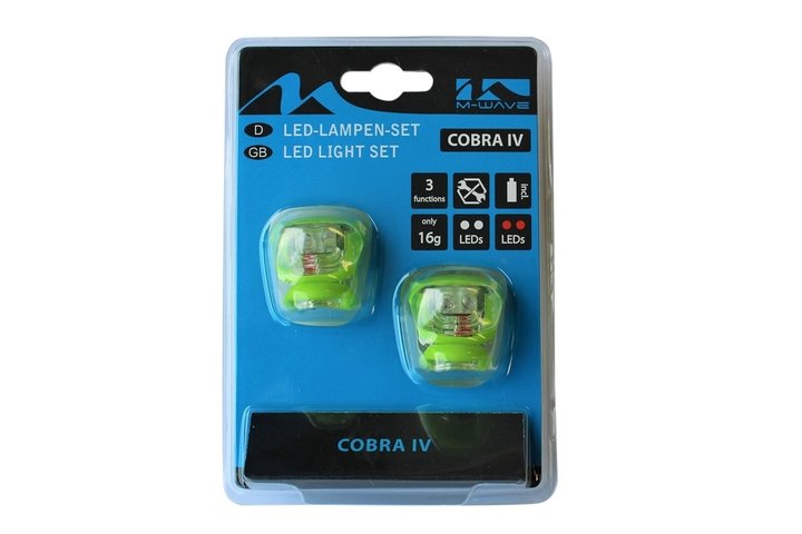 Fietsverlichting set Led Cobra Groen 1