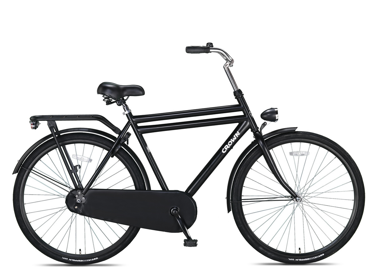 Crown Moscow Opafiets 28 inch 58 cm Zwart Crown Moscow Opafiets 28 inch 58 cm Zwart