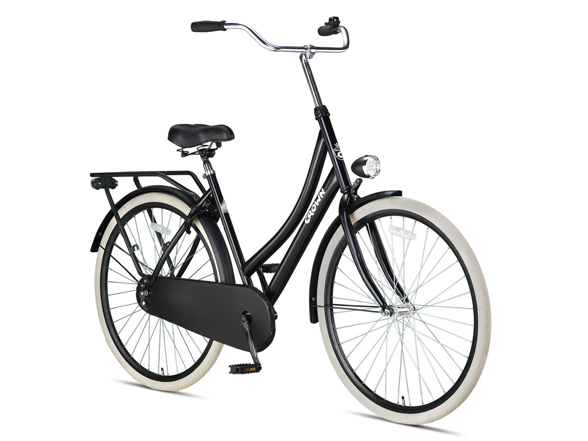 Crown Moscow Omafiets 28 inch 53 cm Crème | Fietsen4all.nl
