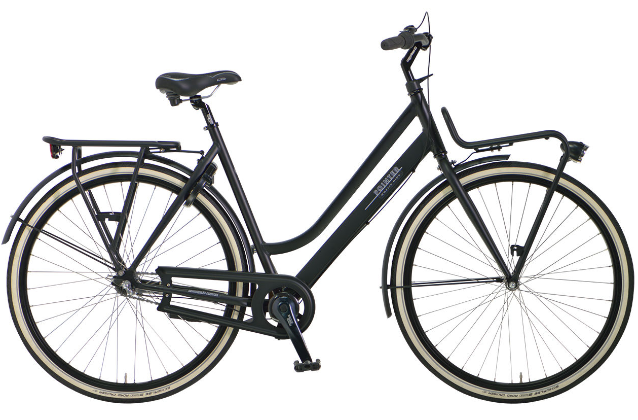 Pointer Pointer Spectra Damesfiets 28 inch 53cm Mat Zwart 3v