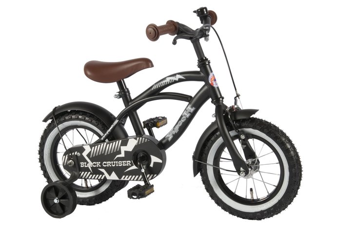 Volare Black Cruiser Kinderfiets Jongens 12 inch Zwart 2