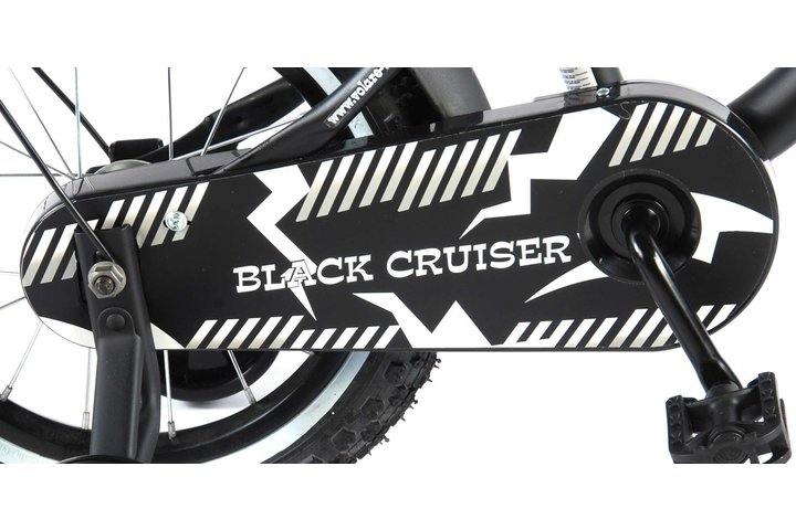 Volare Black Cruiser Kinderfiets Jongens 14 inch Zwart 95% afgemonteerd 6