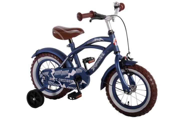 Volare Blue Cruiser Kinderfiets Jongens 12 inch Blauw 95% afgemonteerd 2