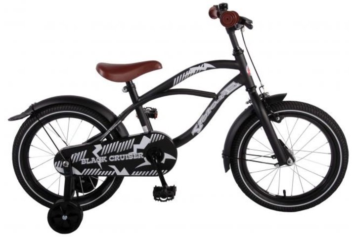 Volare Black Cruiser Kinderfiets Jongens 16 inch Zwart 1