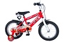 Disney Cars Kinderfiets Jongens 14 inch Rood Twee Handremmen 2 klein