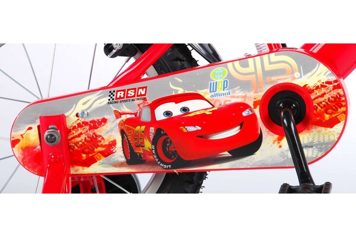 Disney Cars Kinderfiets Jongens 14 inch Rood Twee Handremmen 6