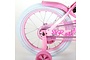 Volare Rose Kinderfiets Meisjes 16 inch Roze Wit 95% afgemonteerd 5 klein