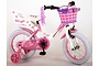 Volare Rose Kinderfiets Meisjes 14 inch Roze Wit 95% afgemonteerd 3 klein