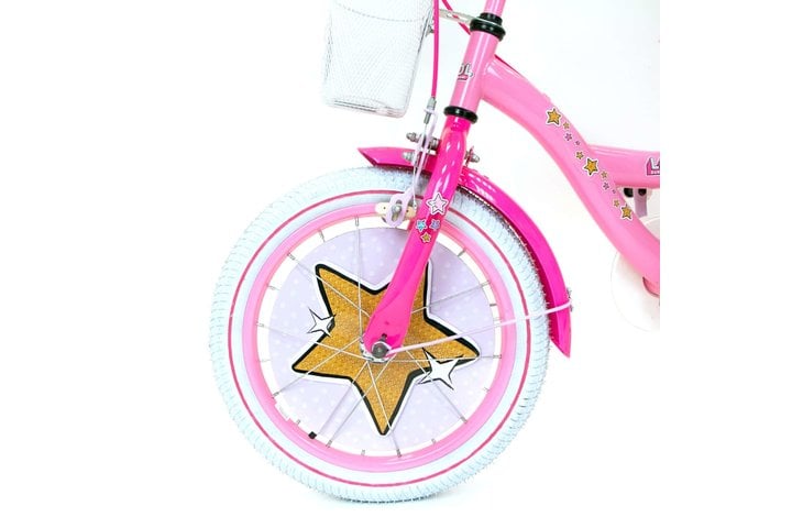 LOL Surprise Meisjesfiets 16 inch Twee Handremmen Roze 4