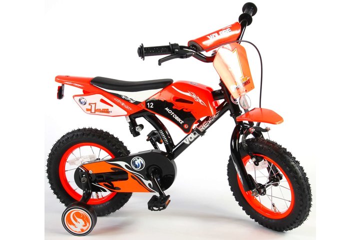 Volare Motorbike Kinderfiets Jongens 12 inch Oranje 95% afgemonteerd 3