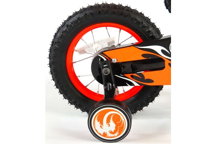 Volare Motorbike Kinderfiets Jongens 12 inch Oranje 95% afgemonteerd 5