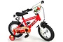 Disney Cars Kinderfiets Jongens 12 inch Rood 3 klein