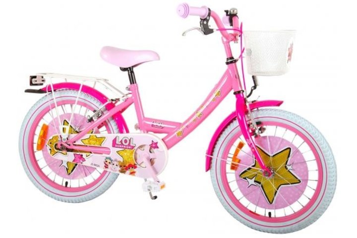 LOL Surprise Meisjesfiets 18 inch  twee handremmen Roze 1