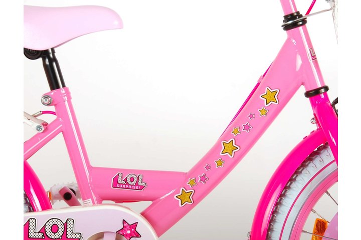 LOL Surprise Meisjesfiets 18 inch  twee handremmen Roze 7