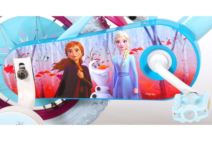 Volare Disney Frozen 2 Kinderfiets Meisjes 12 inch Blauw/Paars 95% afgemonteerd
