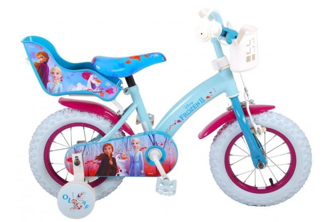 Volare Disney Frozen 2 Kinderfiets Meisjes 12 inch Blauw/Paars
