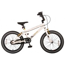 Volare Volare Cool Rider Kinderfiets Jongens 18 inch Wit twee handremmen 95% afgemonteerd Prime Collection