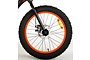 Volare Gradient Fatbike 20 inch Zwart/Rood/Oranje 6v 3 klein