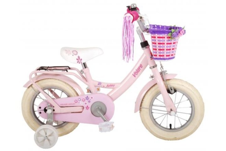 Volare Ashley Kinderfiets Meisjes 12 inch Roze 95% afgemonteerd 1