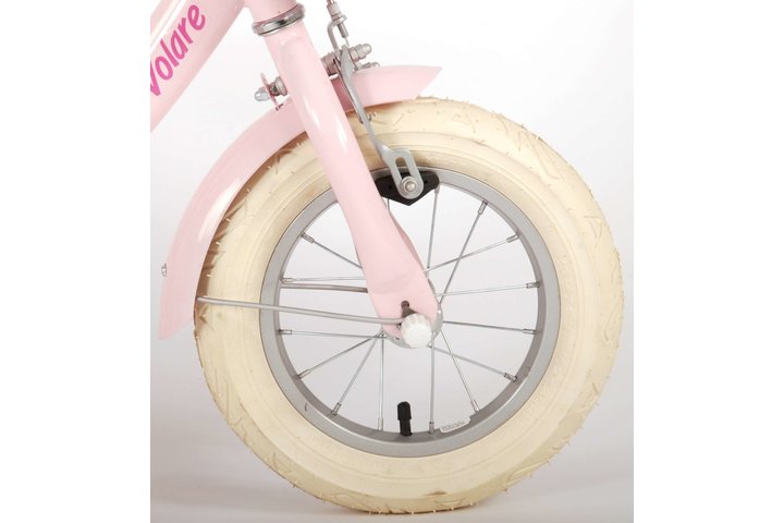 Volare Ashley Kinderfiets Meisjes 12 inch Roze 95% afgemonteerd 5