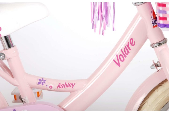 Volare Ashley Kinderfiets Meisjes 12 inch Roze 95% afgemonteerd 7