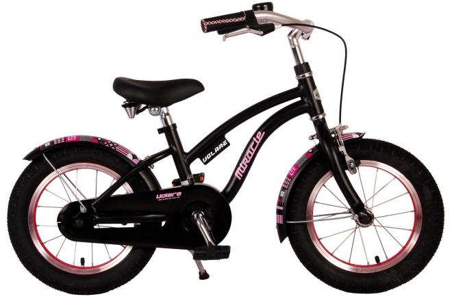 Volare Volare Miracle Meisjesfiets 14 inch Mat Zwart