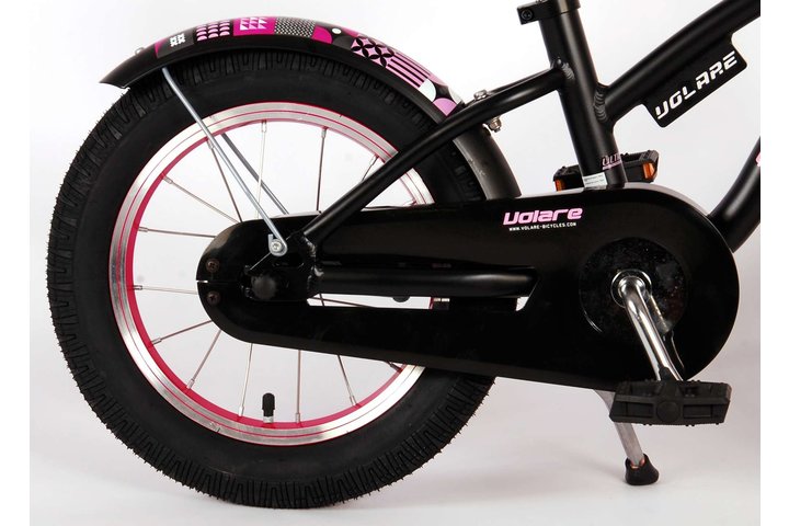 Volare Miracle Meisjesfiets 14 inch Mat Zwart 4