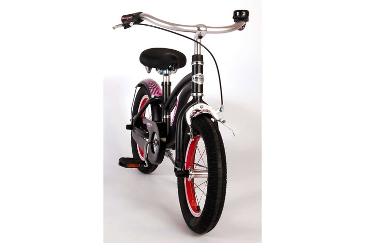 Volare Miracle Meisjesfiets 14 inch Mat Zwart 10