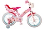 Disney Princess Kinderfiets Meisjes 16 inch Roze 1 klein