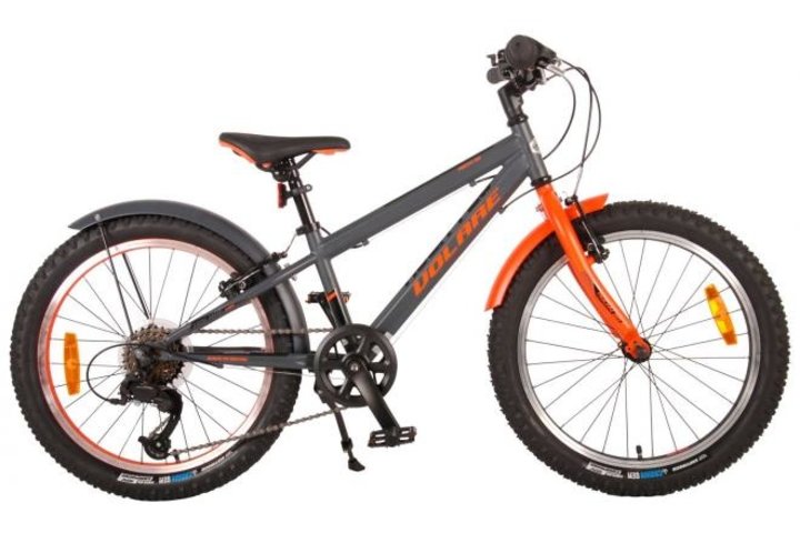 Volare Rocky Kinderfiets 20 inch 6 v Grijs Oranje 95% afgemonteerd 1