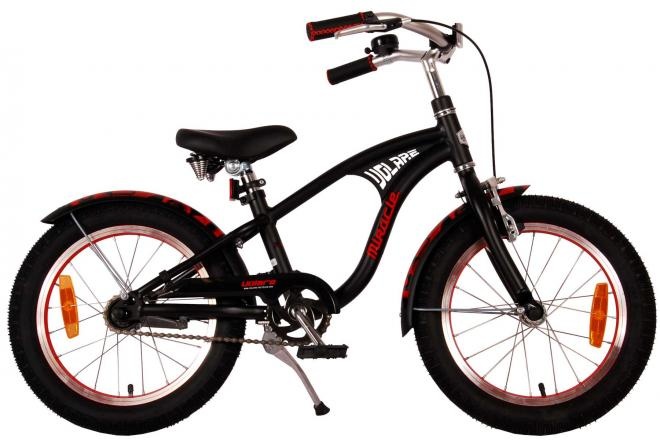 Volare Volare Miracle Cruiser Kinderfiets Jongens 18 inch Mat Zwart