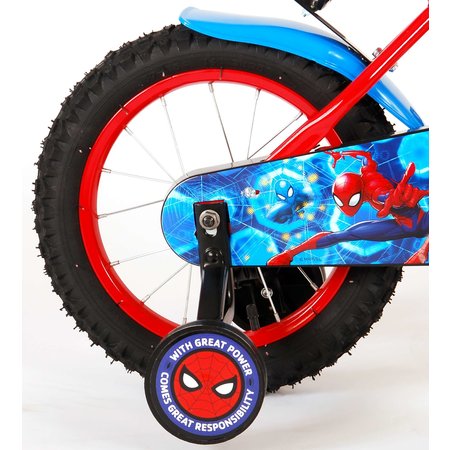 Volare Ultimate Spider-Man Kinderfiets Jongens 14 inch Rood Blauw