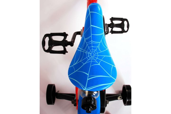 Volare Ultimate Spider-Man Kinderfiets Jongens 16 inch Blauw Rood Twee Handremmen